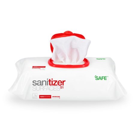 Saniswiss Sanitizer Våtservetter för Ytor S1